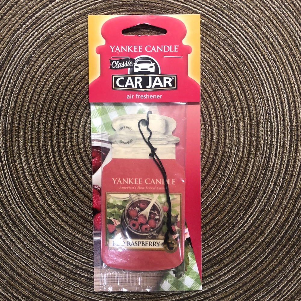 Yankee Candle Red Raspberry Classic Jar Car